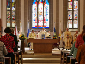 Feierlicher Gründungsgottesdienst der Pfarrei St. Heimerad (Foto: Karl-Franz Thiede)